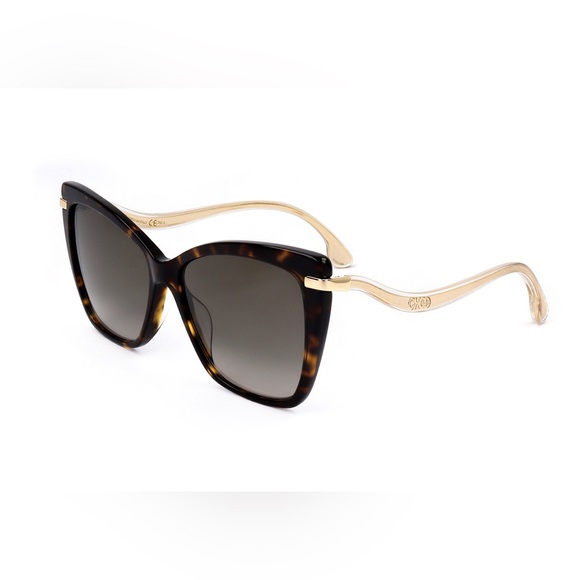 Jimmy Choo Accessories - Jimmy Choo SELBYGS 086 HAVANA 57/16/145 Women's Sunglasses